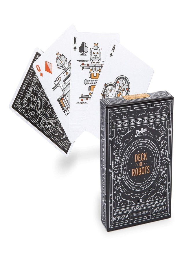 Stellar Factory Deck of Robots: A Playing Card Deck Featuring Restless Robots - Image 1